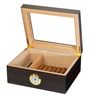 Sonny 25 CT Glass Top Air Tight Table Wooden Cigar Box Packaging Cabinet Cigar Humidor