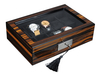 Sonny Luxury and Handmade 10 Slots High Gloss Wooden Watch Display Box with Key Lock Set and Window for Watch Collectors