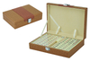 Sonny Factory Manufacturing Social Get-together Custom Chinese Mahjong Game Set Leather Lockable Box
