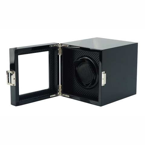China Manufacturer High End Black Wooden Single Automatic Winder Box