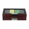 Sonny Wooden Tea Box 8 Compartments Cherry OAK Grain Veneer Tea Organizer Packaging Box