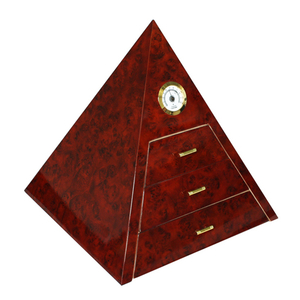 Sonny Exquisite Pyramid Type Storage Display And Decorate Cigar Humidor Cabinet For Collectors