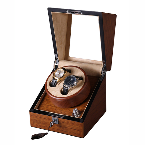 Sonny 2023 New Luxury Walnut Wood Automatic Single Watch Winder Box