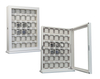 Sonny 20 Slots Vertical Wooden Watch Display Box White Watch Cabinet