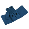 Sonny Custom Wholesale Portable Travel Blue Leather Double Watch Pouch Case Bag