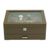 Sonny Custom Logo Luxury 8 Slots Wooden Watch Organizer Box with Drawer