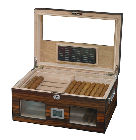 Sonny Wholesale Custom Logo 100 CT Desktop Cigar Humidor with Digital Hygrometer 
