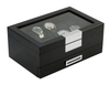 Sonny Mens Valet Desktop Black Wood 10 Watches Accessories Tools Box Watch Box Wood with Drawer