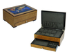 Luxury Watch Jewelry Storage Box Burl Wood Organizer Tray for Watch Cufflinks Ring