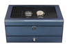 Sonny Case 8 + 4 Carbon Fiber Lacquer Paint Wooden Watch Strap Case Watch Box with Valet Drawer