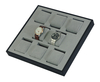 Sonny Dongguan New Style Leather 8 Watches Tray Custom Desk Organizer For Luxury Watch Display Tray with Pillow