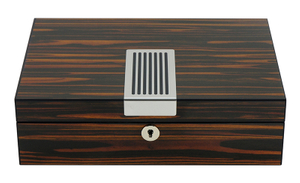 Sonny New 8 wristwatches box Wooden Lockable Watch Case, Ebony High Gloss Finishing Box