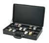 Sonny Customized Logo 10 Slots 24 Slots Portable Travel Business Leather Watch Suitcase Briefcase for Men