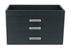 Sonny New Classic Design Custom Logo Luxury Leather Three-layer Drawer Jewelry Box