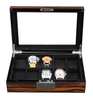 Sonny Luxury and Handmade 10 Slots High Gloss Wooden Watch Display Box with Key Lock Set and Window for Watch Collectors