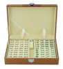Sonny Factory Manufacturing Social Get-together Custom Chinese Mahjong Game Set Leather Lockable Box