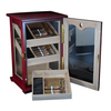 Large Capacity Bubinga Cigar Box Packaging Display Humidors Wooden Humidor Cabinet Cigar Showcase Rack