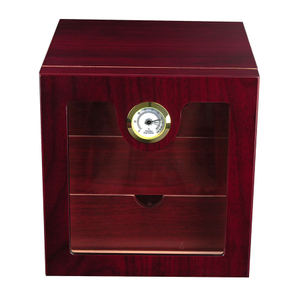 Sonny Square Wooden Cabinet Humidor 3 Drawers Cigar Box for 75CT Cigars Custom Logo