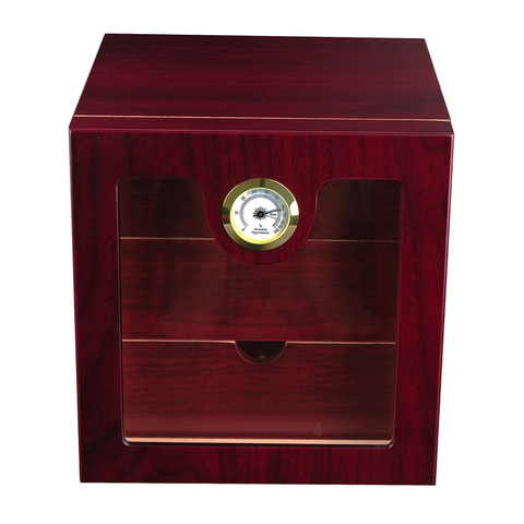 Sonny Square Wooden Cabinet Humidor 3 Drawers Cigar Box for 75CT Cigars Custom Logo