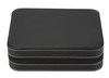 Sonny Leather Travel Watch Case Black Portable Watch Organizer Box Zipper Watch Bag