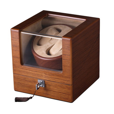 Sonny 2023 New Luxury Walnut Wood Automatic Single Watch Winder Box