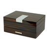 Sonny Custom Luxury Mens Ebony Wood 8 Slots Watch Box Organizer with Drawer