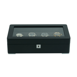 Sonny Custom Bespoke 4 Slots Black Wood Watch Box Case for Men