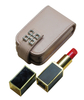 Sonny High End Lambskin Real Leather Lipstick Case Holder Mini Portable Travel Cosmetic Make Up Bag for 2 Lip Rouge