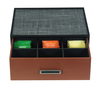 Sonny Custom 9 Compartment Leather Tea Bag Box Luxury Gift Packaging