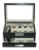 2023 High Popularity Product Luxury Multifunction Watch&jewelry Display Storage Case Double Layer with Drawer for Men/women Gift