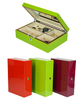 Sonny High End Luxury Glossy Wood Jewelry Packaging Box Organizer for Watch Cufflinks Rings Bracelet Studs Storage with Mirror