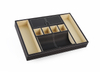 Sonny PU Leather Mens Valet Tray Accessory Organizer Box for Key Cufflinks Bracelet Watch Sunglasses