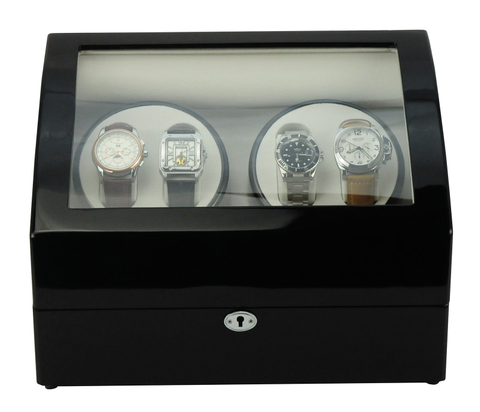 Sonny Luxury and Perfect 4+5 Wooden Watch Winder Display Box with Acrylic Window Hold Famous Brand Watches for Man 