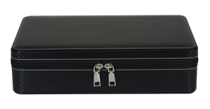 Sonny Black Soft Leather 10 Slots Branded Watch Box
