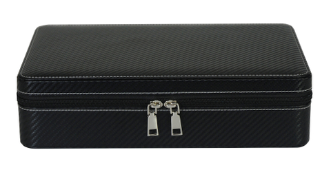 Sonny Black Soft Leather 10 Slots Branded Watch Box