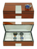 Sonny 8 Slots High Gloss Rosewood Watch Storage Box Wooden Case with Large 60 mm Wide Pillows