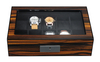 Sonny Luxury and Handmade 10 Slots High Gloss Wooden Watch Display Box with Key Lock Set and Window for Watch Collectors