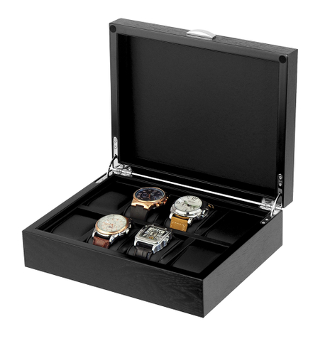 Sonny Wholesale High Quality Classic OAK Wooden Black 8 Watch Box
