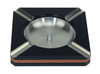 Sonny High Quality Personalized Hotel Bar Office Square Black Wooden Cigar Ashtray Custom Logo