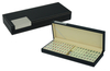 Sonny Hot Sell Customized Portable Travel Mini Chinese Mahjong Set With Brown PU Leather Box For Entertainment