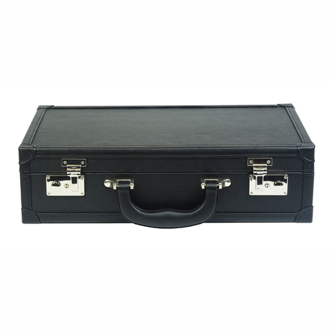Sonny Leather Travel 12 Watch Briefcase Box for Men with Lock