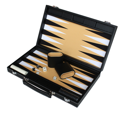 Sonny Customize Design Leather Magnetic Turkish Backgammon Board Game Set