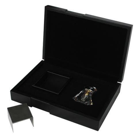 2023 Sonny Premium Black Wooden Perfume Box Packaging Case MDF
