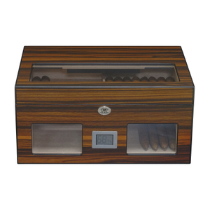 Sonny Wholesale Custom Logo 100 CT Desktop Cigar Humidor with Digital Hygrometer 