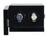 Sonny High End Glossy Black Wooden Watch WInder Box for 2 Mechanical Watches