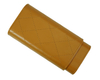 Sonny Custom High Quality Portable Travel 3 Finger Brown Leather Cigar Case Holder