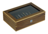 Sonny High End Personalized Luxury Walnut Wooden Pen Box for 20 Fountain Box