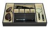 Sonny PU Leather Mens Valet Tray Accessory Organizer Box for Key Cufflinks Bracelet Watch Sunglasses