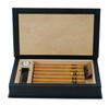 Wholesale Fashion Unique Book Shape Travel Style Cigar Box Leather Humidor