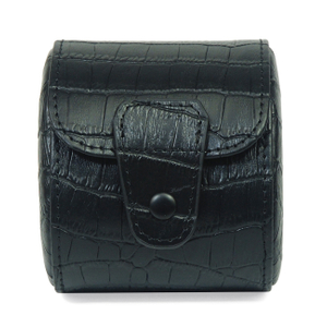 Sonny Premium Croco Pattern Real Leather Watch Roll Case Single Storage Box